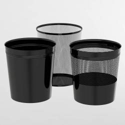 Офісний кошик для сміття 15 л, урна сталева оцинкована 480500 Noksi Офісний кошик для сміття 15 л, урна сталева оцинкована 480500 Noksi