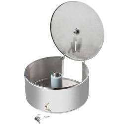 Диспенсер туалетной бумаги Jumbo WC нержавеющая сталь Ø25cm 208400 Noksi Диспенсер туалетной бумаги Jumbo WC нержавеющая сталь Ø25cm 208400 Noksi