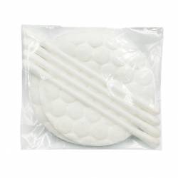 Косметический набор VK4/2 в коробочке из белого картона с логотипом LW1-VK4/2 HSG 2