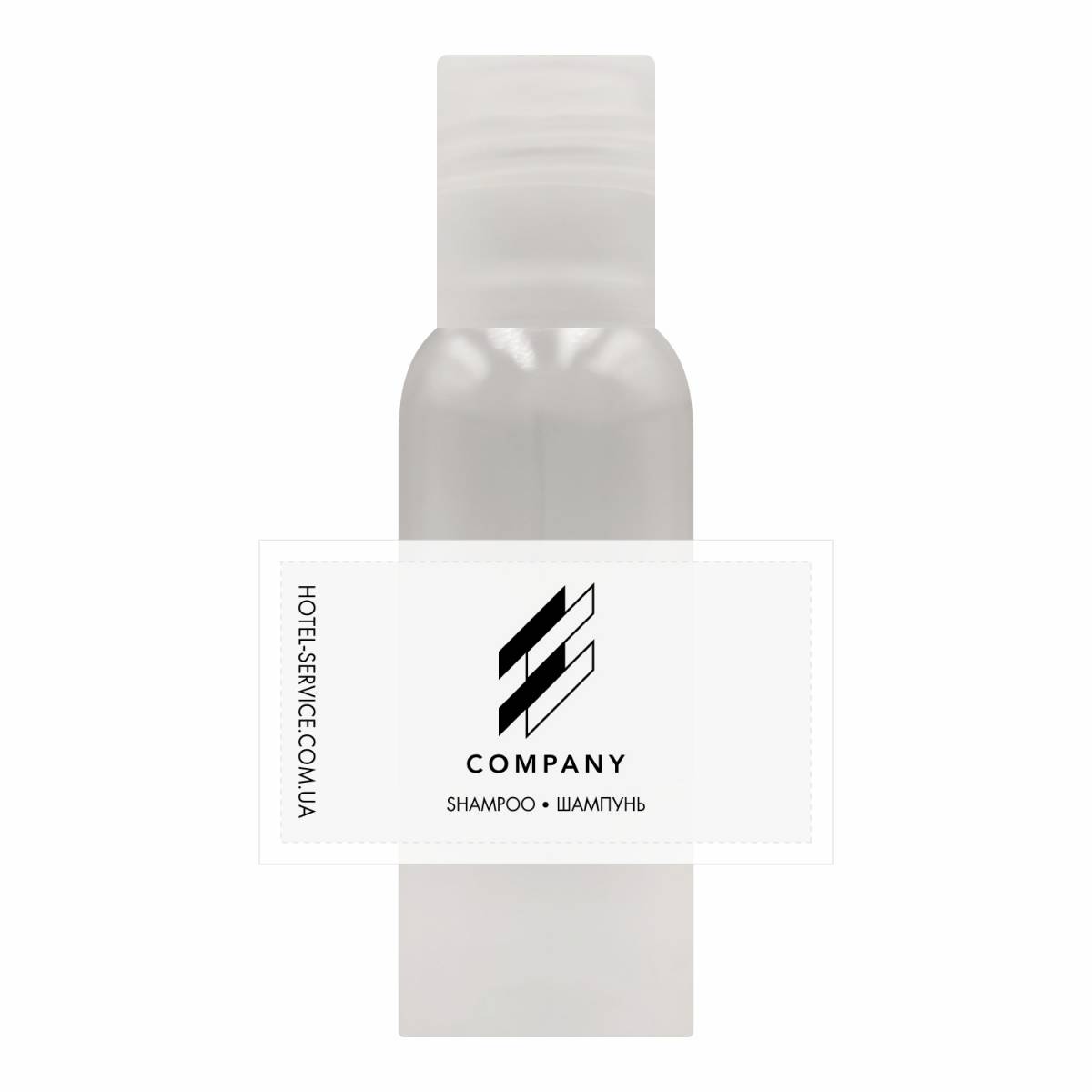 Шампунь 30 мл с логотипом на бумажной этикетке B-SH30LP HSG
