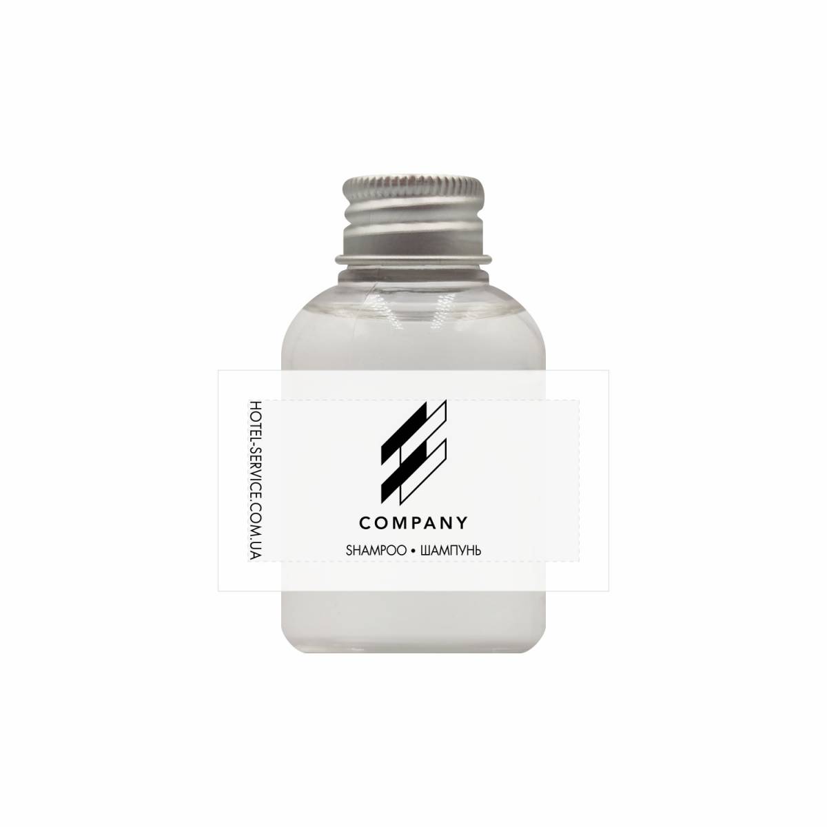 Шампунь 30 мл с логотипом на бумажной этикетке C-SH30LP HSG