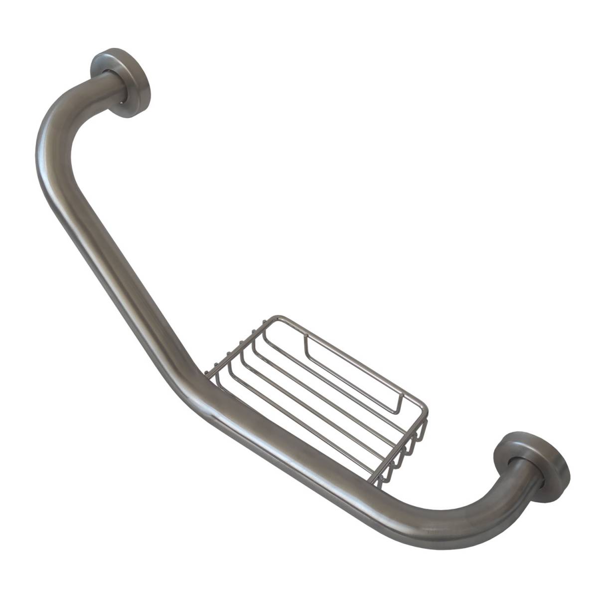 Поручень кутовий Ø 25, з мильницею 133300 Noksi