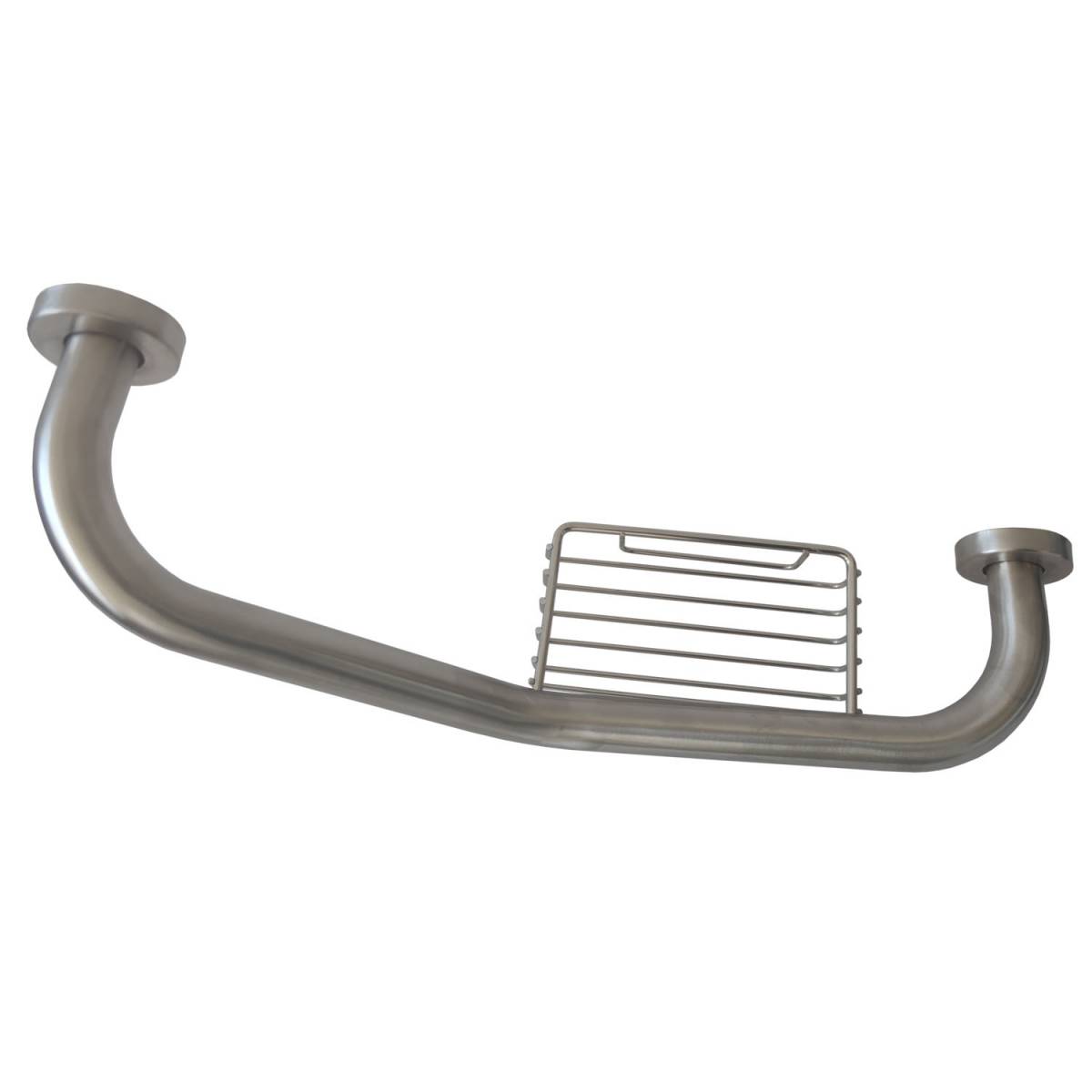 Поручень кутовий Ø 25, з мильницею 133300 Noksi