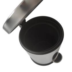 Відро для сміття, урна з педаллю 3 л, нержавіюча сталь - УЦІНКА 409400 Noksi Відро для сміття, урна з педаллю 3 л, нержавіюча сталь - УЦІНКА 409400 Noksi