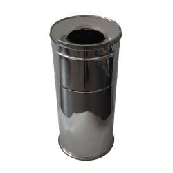 Урна для сміття 42 л, відро з плоскою кришкою з нержавіючої сталі 574400 Noksi Урна для сміття 42 л, відро з плоскою кришкою з нержавіючої сталі 574400 Noksi