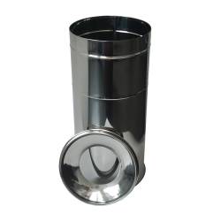 Урна для мусора 42 л, ведро с плоской крышкой из нержавеющей стали 574400 Noksi