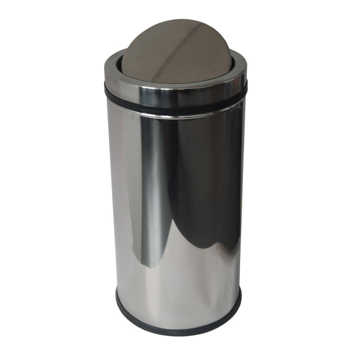 Відро для сміття 45 л, з поворотною кришкою, нержавіюча сталь 515400 Noksi