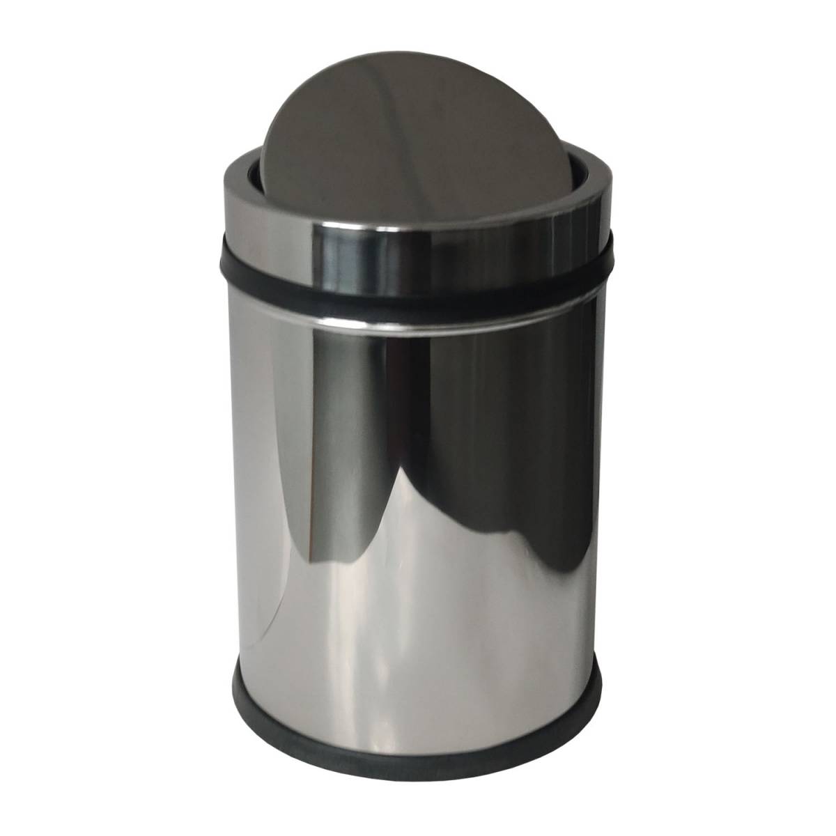 Відро для сміття 32 л, урна з поворотною кришкою з нержавіючої сталі 514400 Noksi