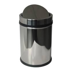 Відро для сміття 32 л, урна з поворотною кришкою з нержавіючої сталі 514400 Noksi Відро для сміття 32 л, урна з поворотною кришкою з нержавіючої сталі 514400 Noksi