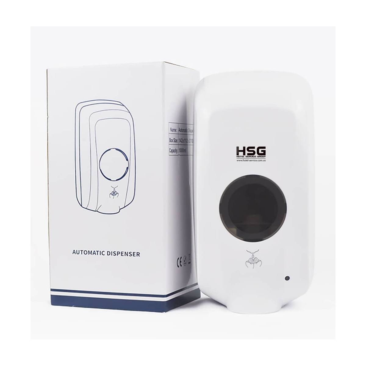 Дозатор сенсорний 1л дезинфікуючого засобу, рідкого мила HS-1806 HSG
