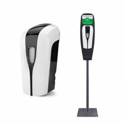 Дозатор сенсорний 1л рідкого мила, дезінфікуючого засобу та стійка-тримач L270xW400xH1500mm HS-1808-Y HSG