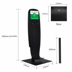 Стойка-держатель автоматических дозаторов, сталь и пластик L270*W230*H600 mm T HSG Стойка-держатель автоматических дозаторов, сталь и пластик L270*W230*H600 mm T HSG