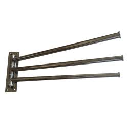 Держатель для полотенец тройной поворотный, нержавеющая сталь 787300 Noksi