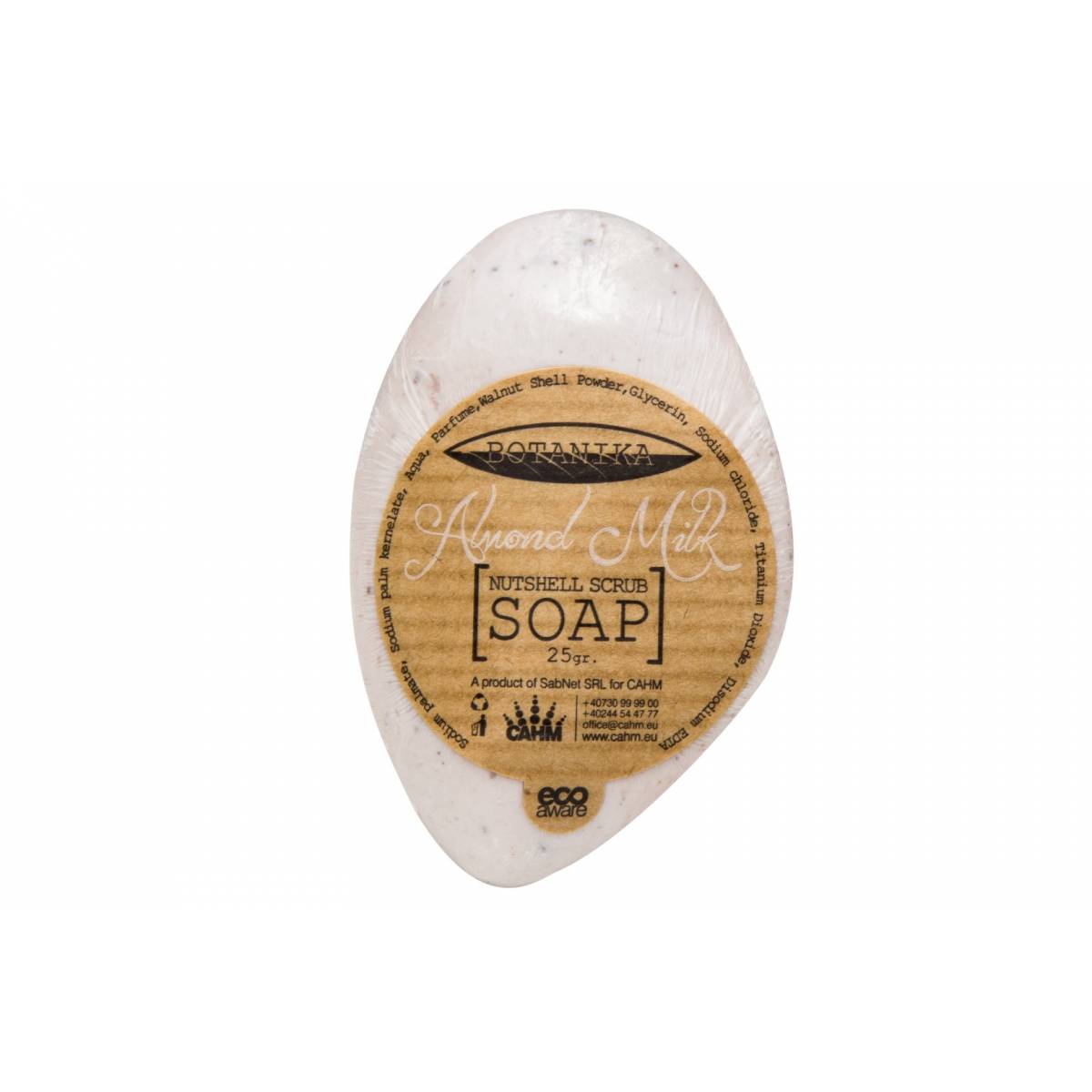 Эко мыло Botanika 25 гр миндаль+скраб грецкого ореха 40010 CAHM