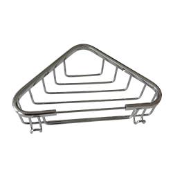 Полочка угловая 15x15 см с крючками, нержавеющая сталь 901006 Noksi 2