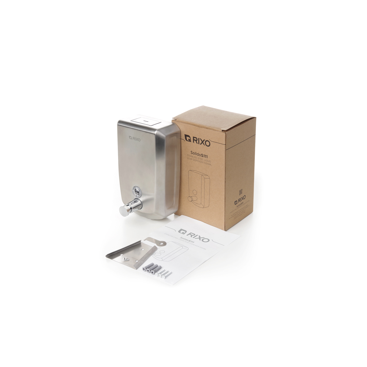 Дозатор жидкого мыла 1л Rixo Solido S111 S111 Rixo