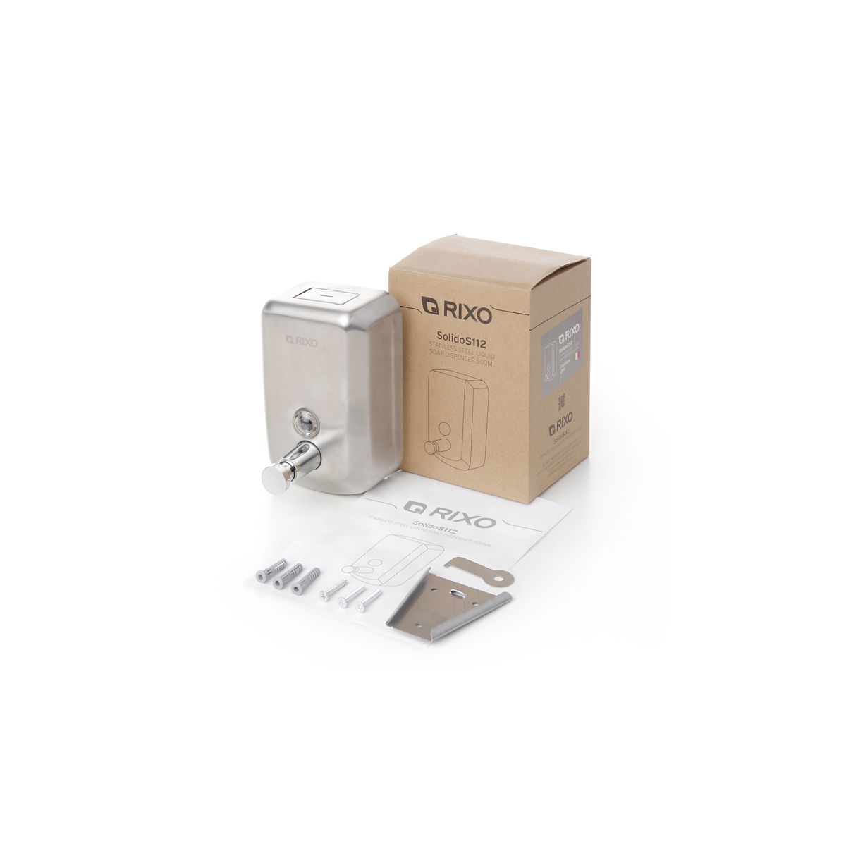 Дозатор жидкого мыла 500 мл Rixo Solido S112 S112 Rixo