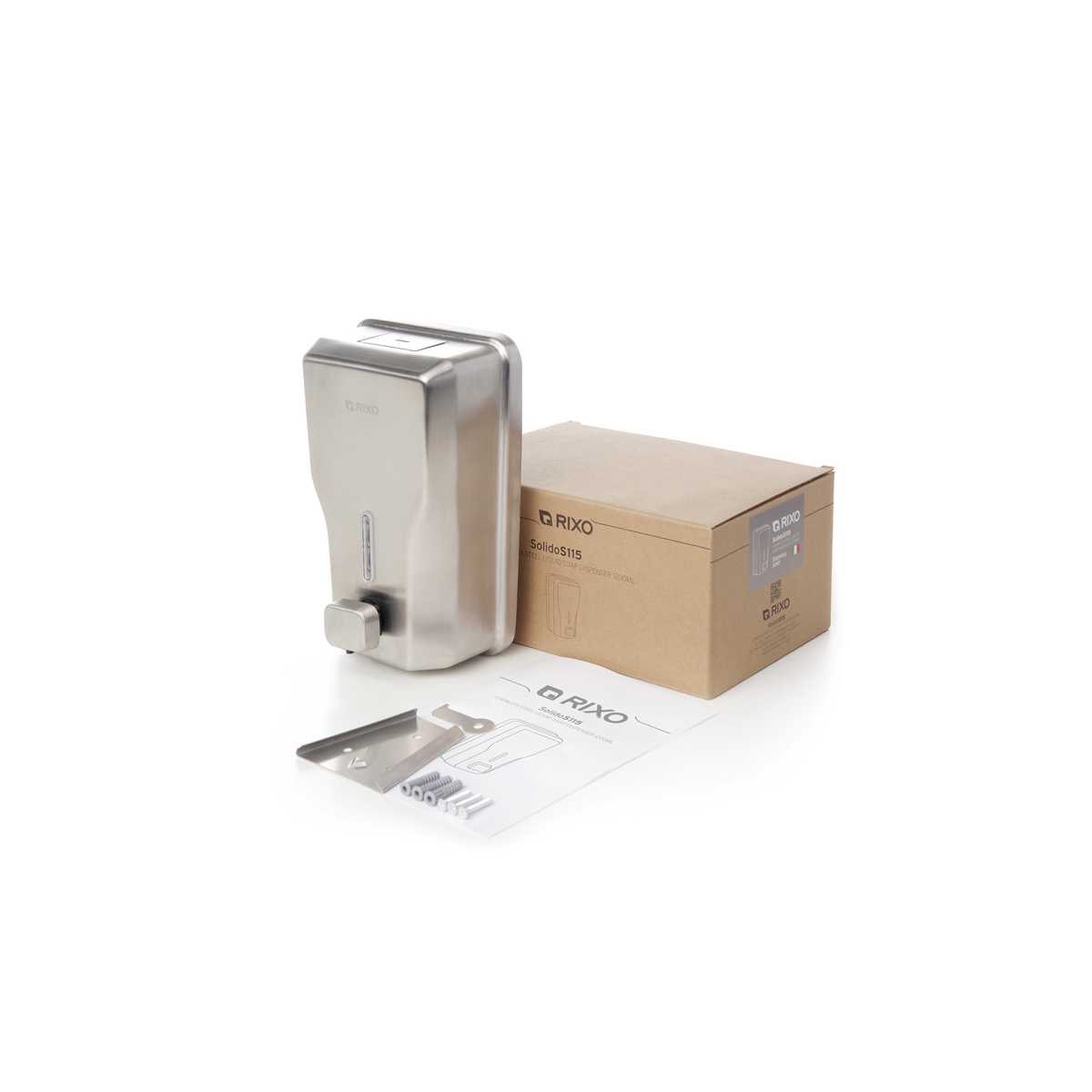 Дозатор жидкого мыла 1.2л Rixo Solido S115 S115 Rixo