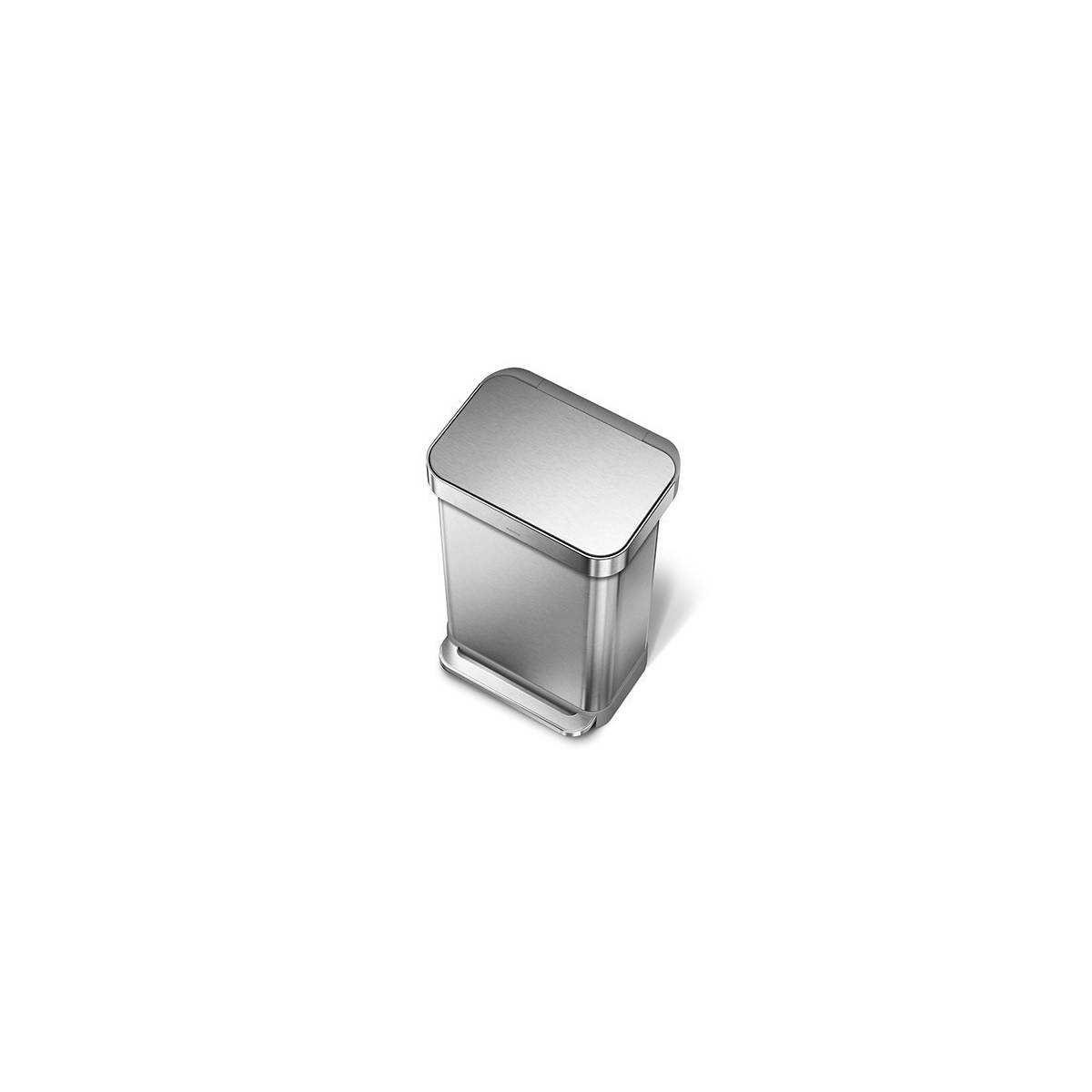 Ведро с педалью 45 л FPP с карманом для мешков (CW2024) CW2024 Simplehuman