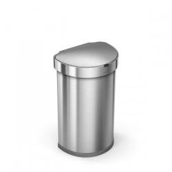 Урна полукруглая сенсорная 45л FPP с карманом для мешков (ST 2009) ST2009 Simplehuman 2