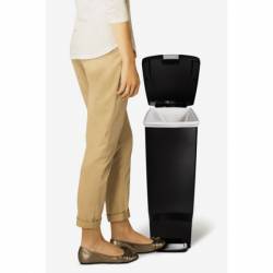 Урна з педаллю 40л SLIM