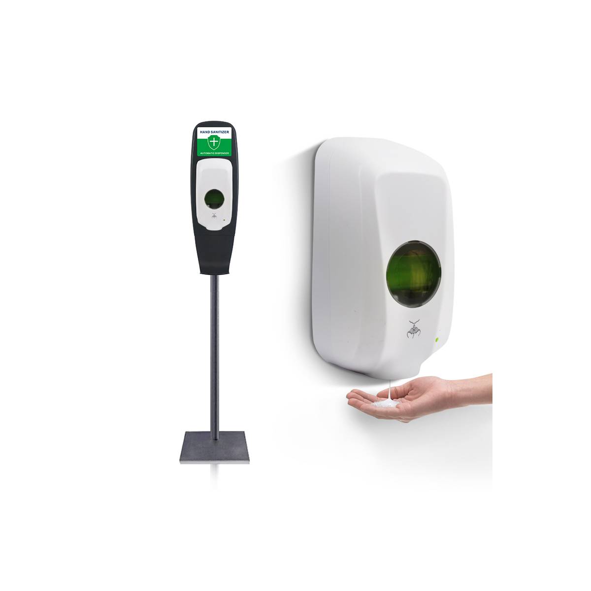 Стойка-держатель автоматических дозаторов напольная, сталь и пластик L270xW400xH1500mm FS-01B HSG