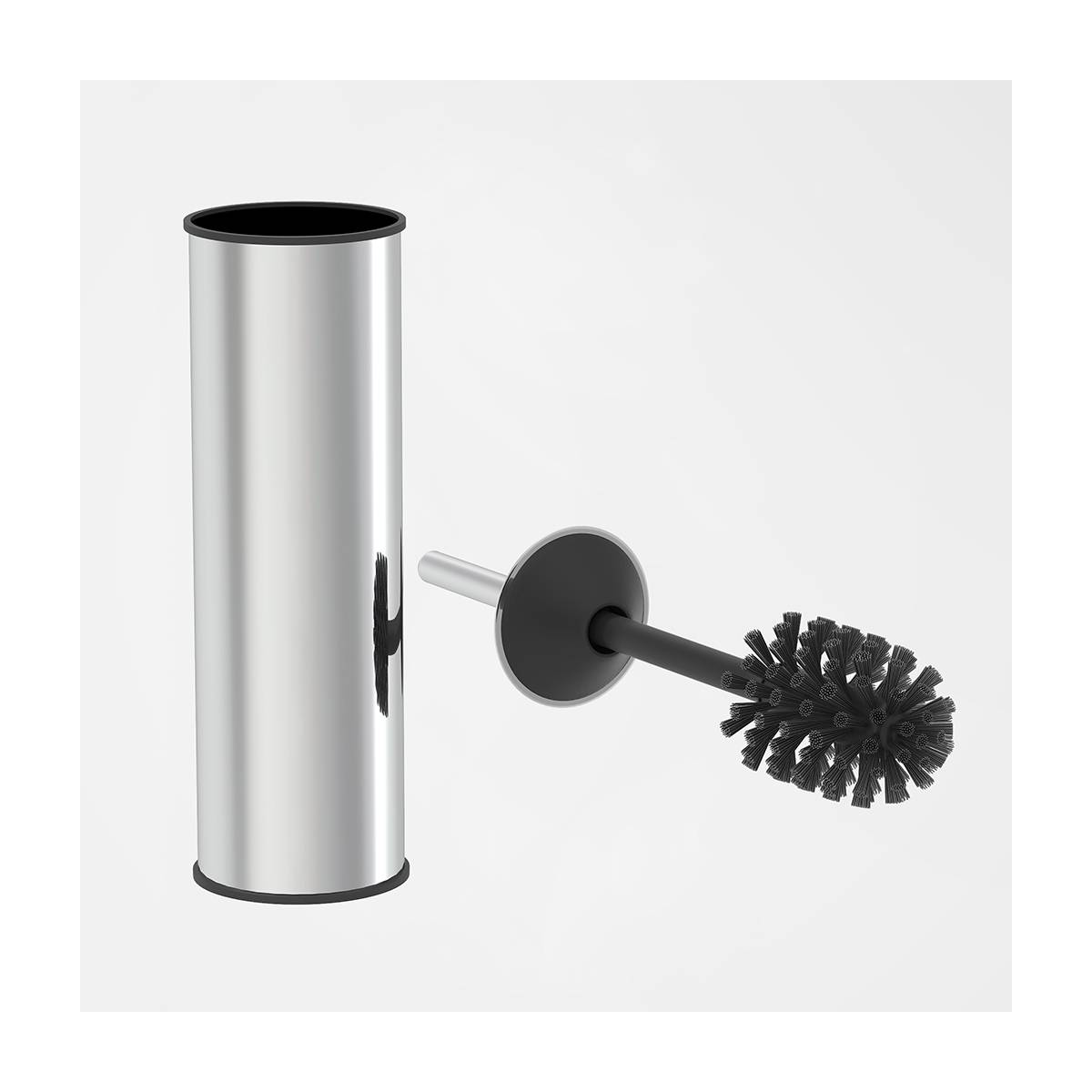 Щітка для унітазу біла, йоржик (нержавіюча сталь) 402400-W Noksi