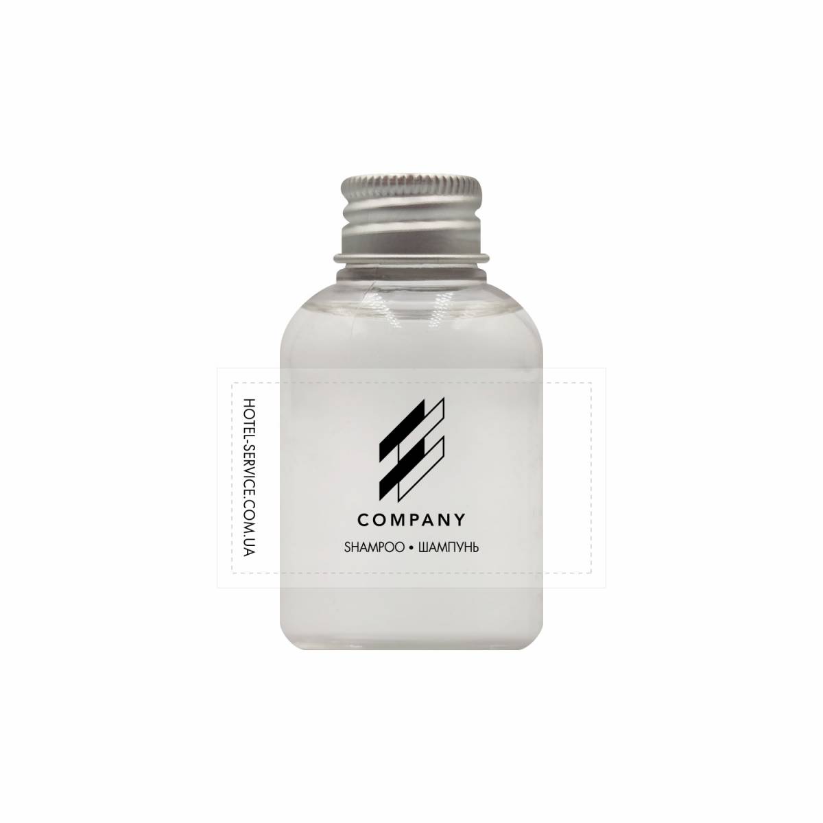 Шампунь 30 мл с логотипом на прозрачной пленке C-SH30LF HSG