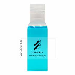 Гель для душа 30 мл с логотипом заказчика на прозрачной пленке B-SG30LF HSG Гель для душа 30 мл с логотипом заказчика на прозрачной пленке B-SG30LF HSG