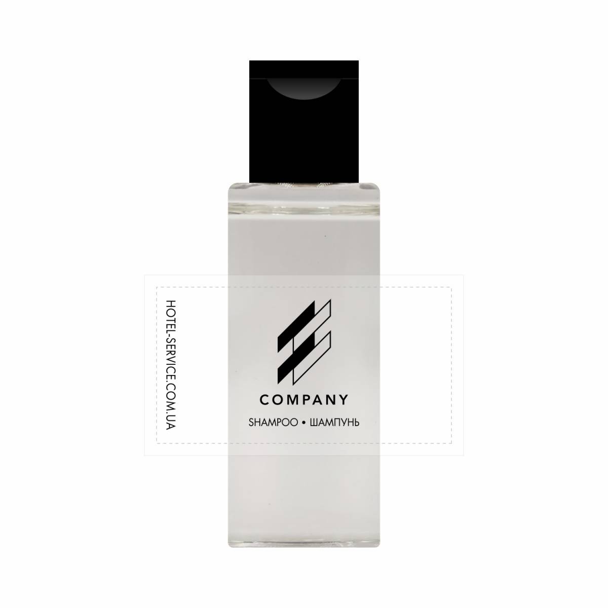 Шампунь 35 мл с логотипом заказчика на прозрачной пленке A-SH35LF HSG