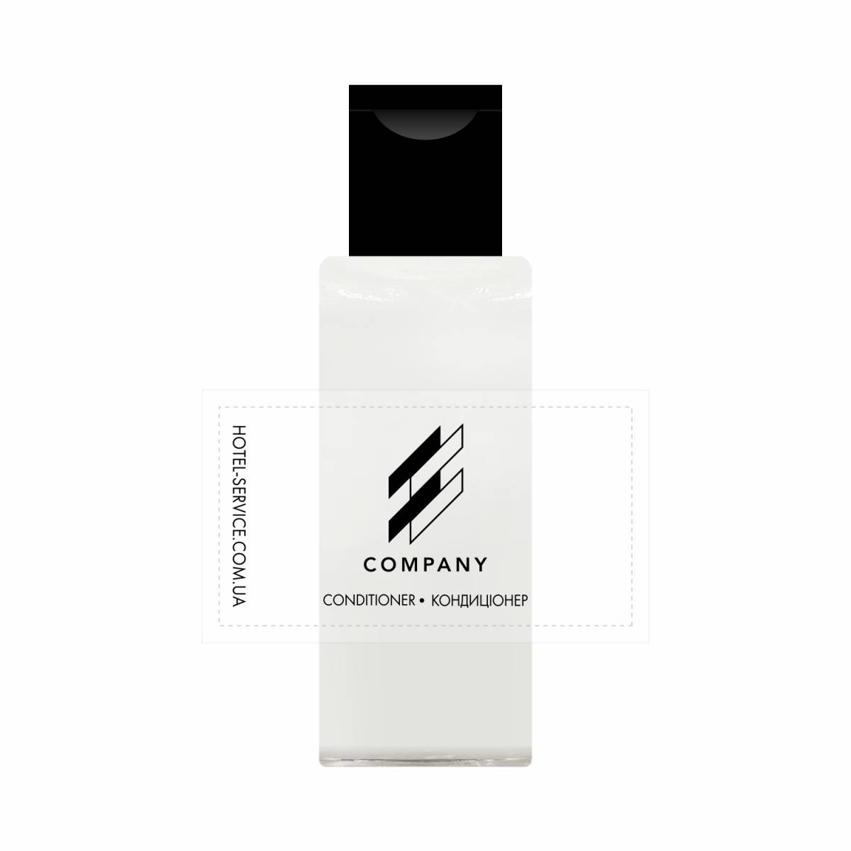 Кондиционер для волос 35 мл с логотипом заказчика на прозрачной пленке A-CR35LF HSG