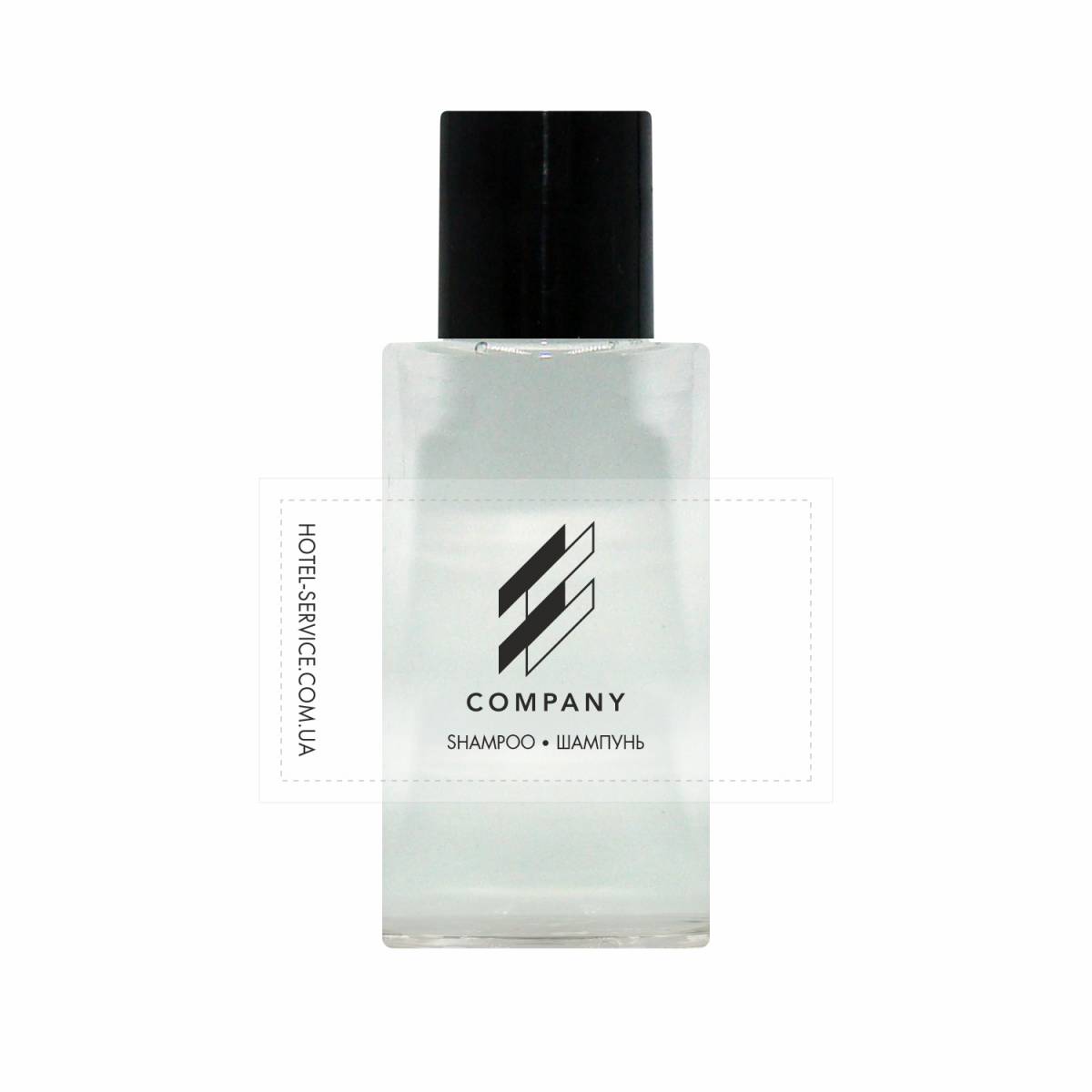 Шампунь 30 мл с логотипом заказчика на прозрачной пленке HC-SH30LF/B HSG
