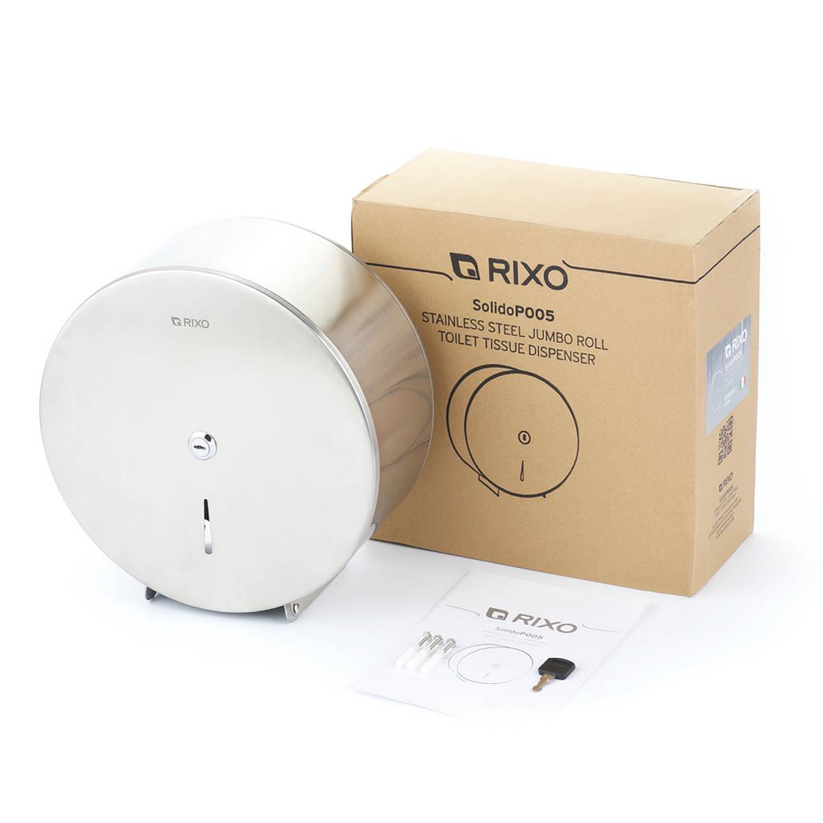 Диспенсер туалетной бумаги нержавеющая сталь Rixo Solido P005 P005 Rixo
