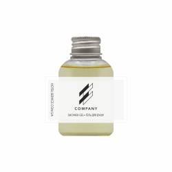 Гель для душа 30 мл с логотипом на бумажной этикетке C-SG30LP HSG