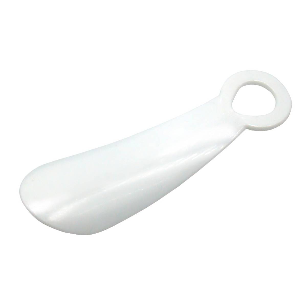 Ріжок, лопатка, ложка для взуття 14 см біла SP14W HSG