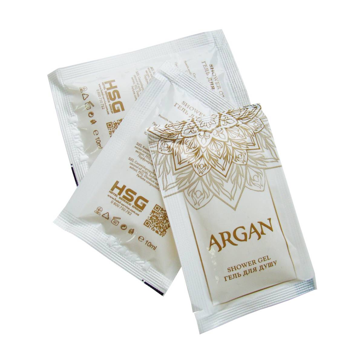 Гель для душу ARGAN 10 мл одноразовий для готелів A-SG10 HSG