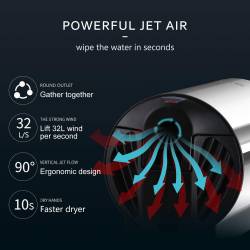 Электросушилка для рук из нержавеющей стали, высокоскоростная Сатин (матовая) AK2805sat AIKE