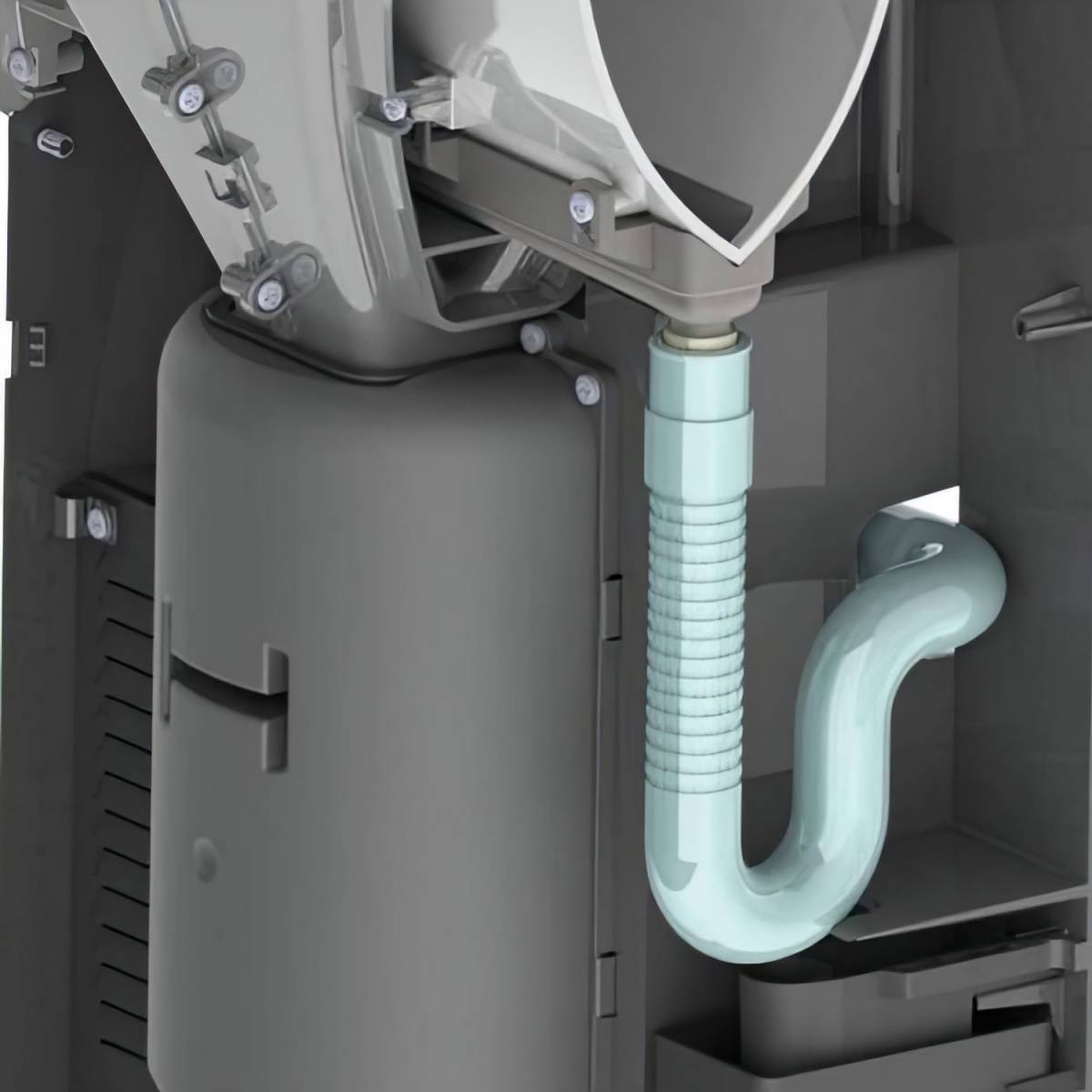 Комплект сантехнічний для сушарки Dualflow (KITDESM14A) KITDES14A Mediclinics