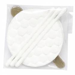 Косметичний VIP набір ACQUA для готелів, в п/е та картонній коробочці Q-VKL4/2 HSG