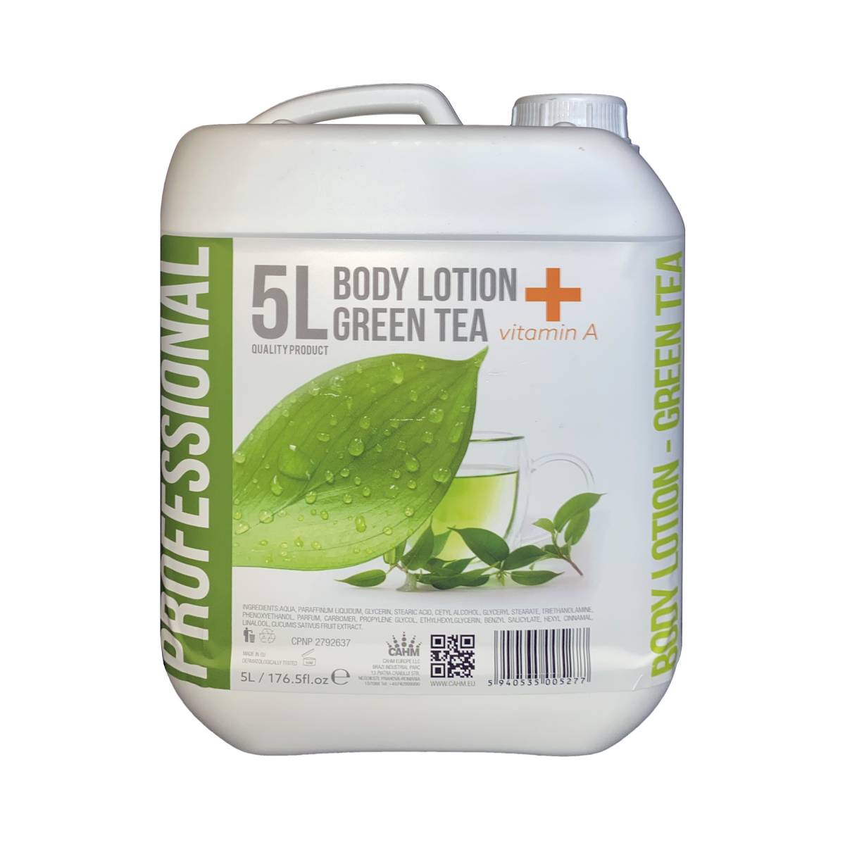 Лосьйон для тіла 5л Professional - Green Tea + Vitamin A