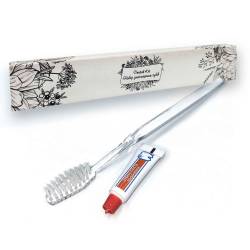 Зубний набір, щітка та паста 5 гр. в картонній коробочці F-DK5 HSG Зубний набір, щітка та паста 5 гр. в картонній коробочці F-DK5 HSG
