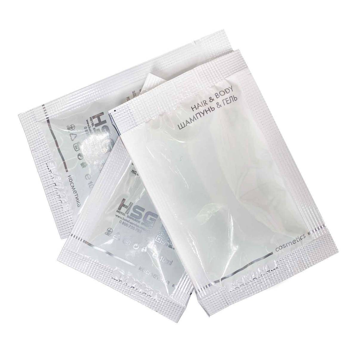 Шампунь&гель 2в1 MIX 10 мл, одноразовый HB10 HSG
