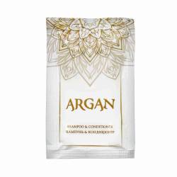 Шампунь & кондиционер ARGAN 10 мл одноразовый для гостиниц A-SHC10 HSG Шампунь & кондиционер ARGAN 10 мл одноразовый для гостиниц A-SHC10 HSG