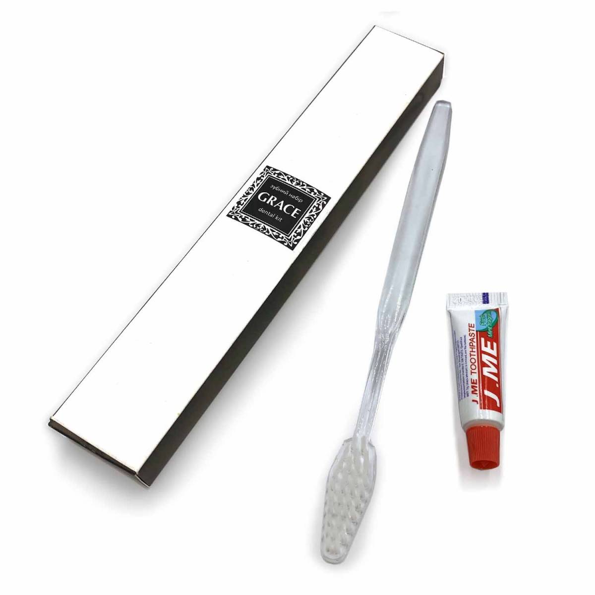 Зубной набор Grace, щетка и паста 5 гр в картонной коробочке G-DK5 HSG