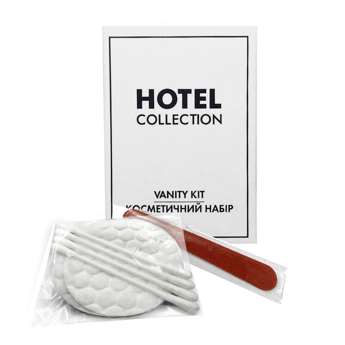 Косметичний VIP набір для готелів, в п/е та картонній коробочці HC-VKL HSG