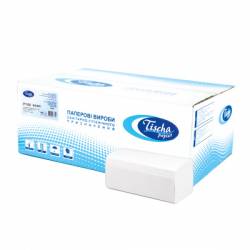 Рушники паперові BASIC (ящик/20 пачок по 160 рушників) P100 Tischa Papier