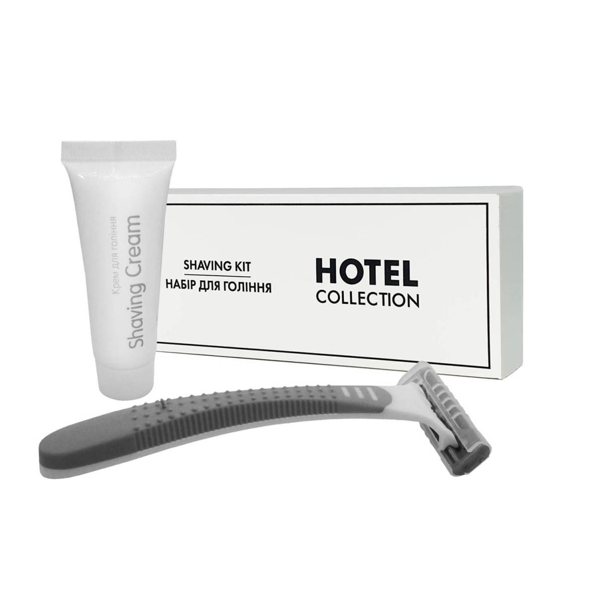 Набір для гоління в картонній коробочці для готелів HC-SK2 HSG