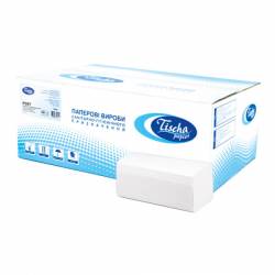 Паперові рушники BASIC (ящик/20 пачок по 160 аркушів) P097 Tischa Papier