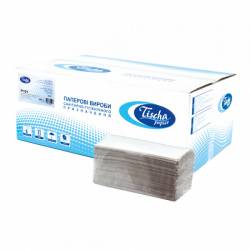 Рушники паперові BASIC (ящик/20 пачок по 200 аркушів) P101 Tischa Papier