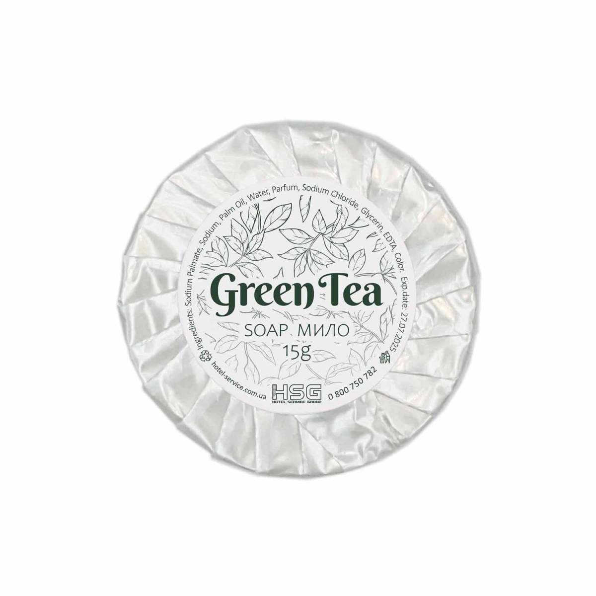 Мило готельне 15 гр "Green Tea" 100 шт. комплект SO15-GT HSG